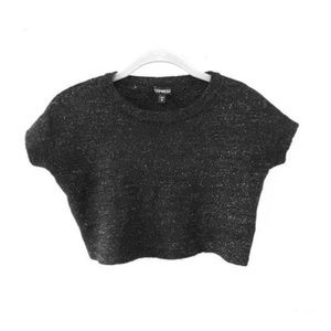 Express Crop Top Knit Sweater ✨